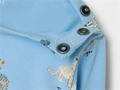 Name It chambray blue dyreprint top